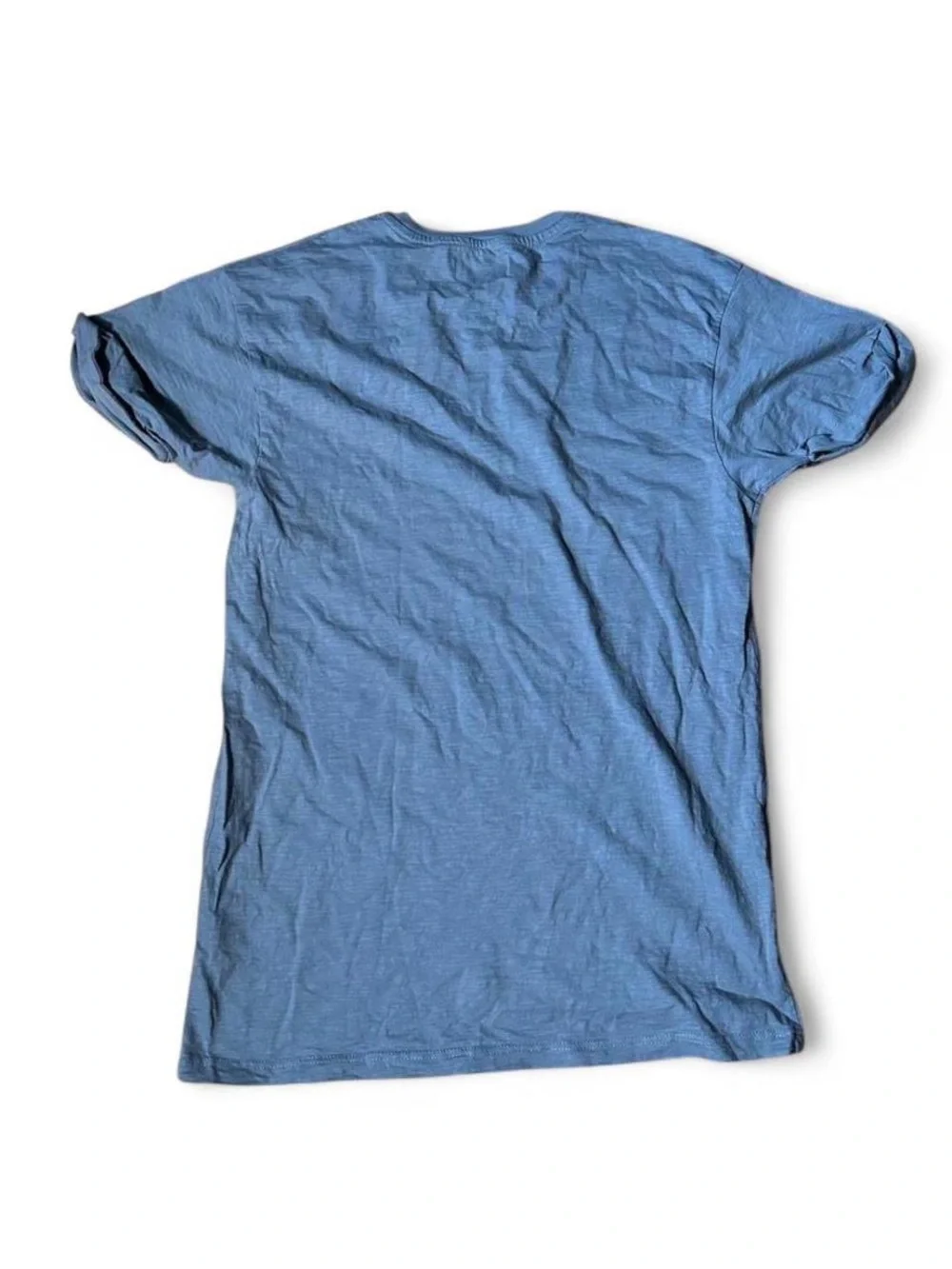 Topman Cotton Slub Crew Neck T-Shirt Slim Fit Gray Minimalist Everyday Men’s M - Picture 4 of 5